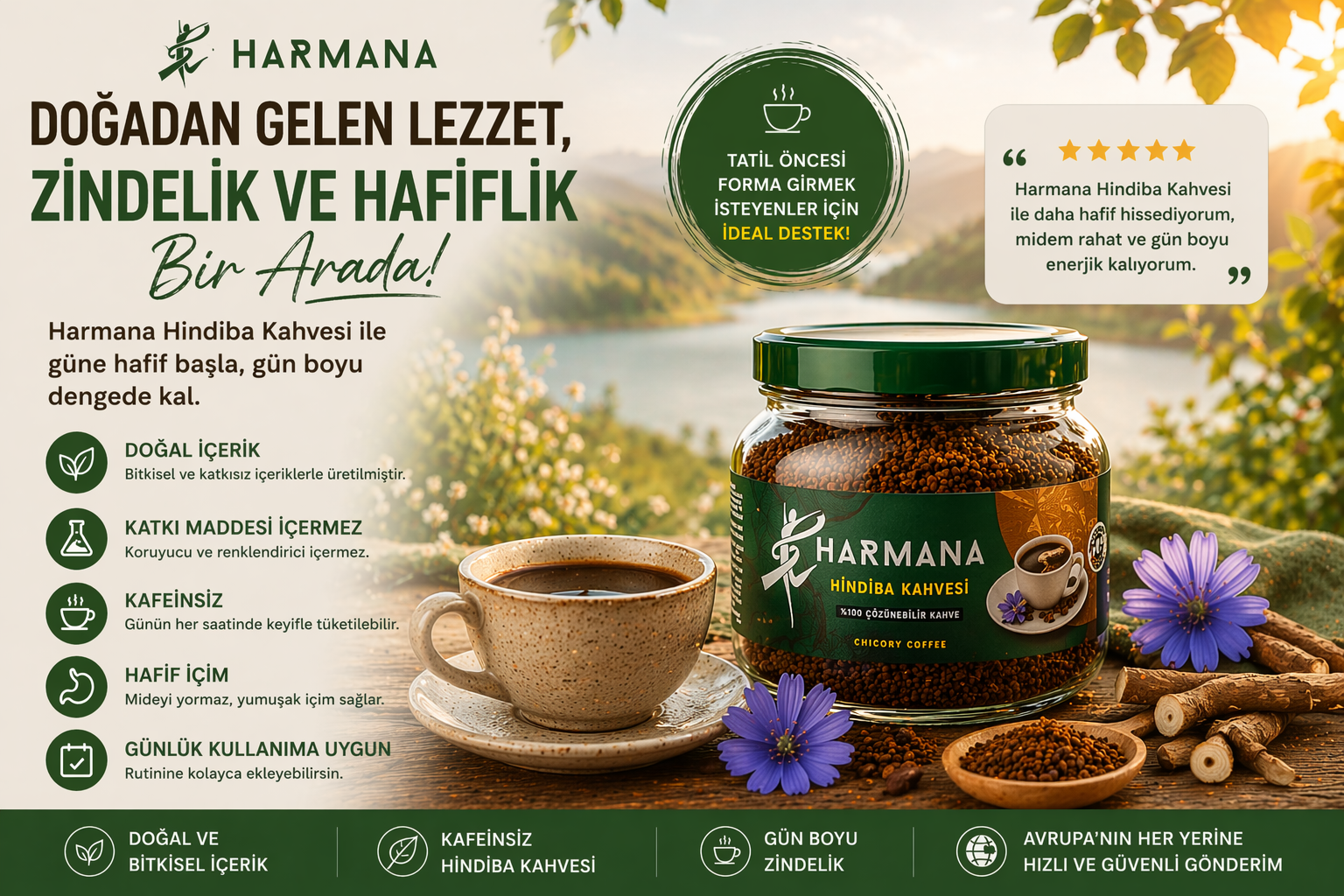 Harmana Hindiba Kahvesi İşe Yarıyor mu? Kilo Verdiriyor mu, Zayıflatıyor mu?